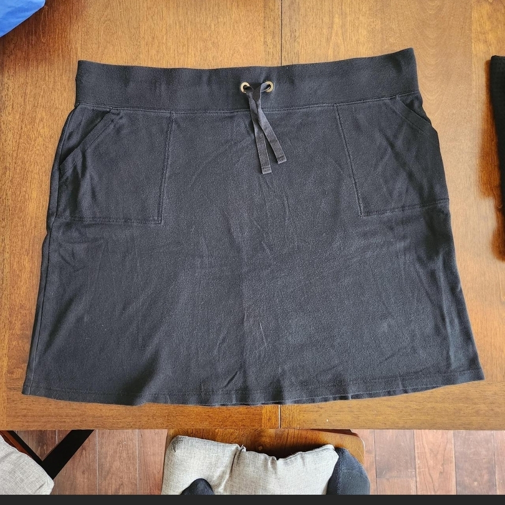 Merona Black Skirt with Drawstring